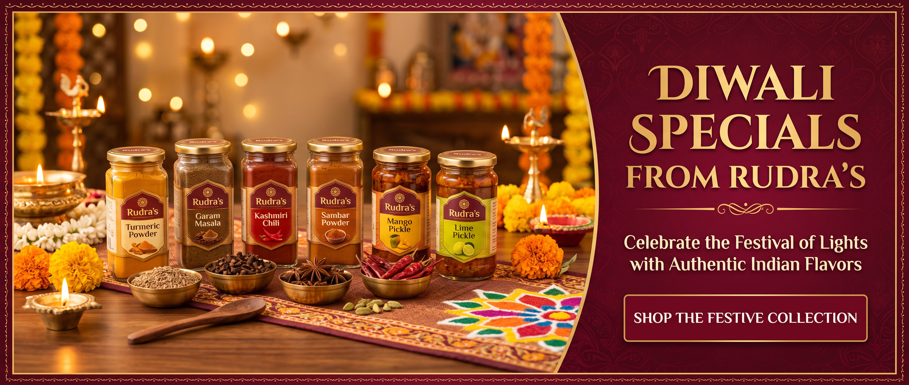 Rudra's Diwali Banner